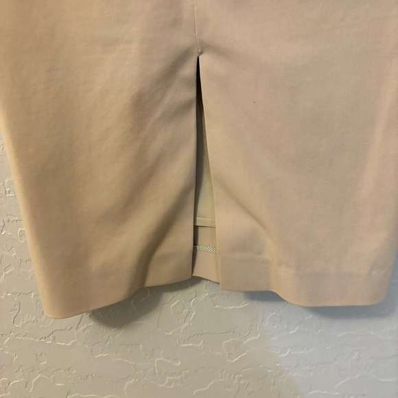 Brunello Cucinelli Tan Pencil Skirt Office Careerwear Below Knee Length Size 4 - Picture 10 of 11